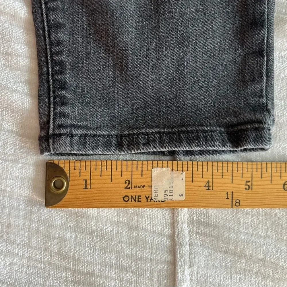 Universal Thread Dark Gray Denim High Rise Women's Skinny Ankle Jeans - 14/32